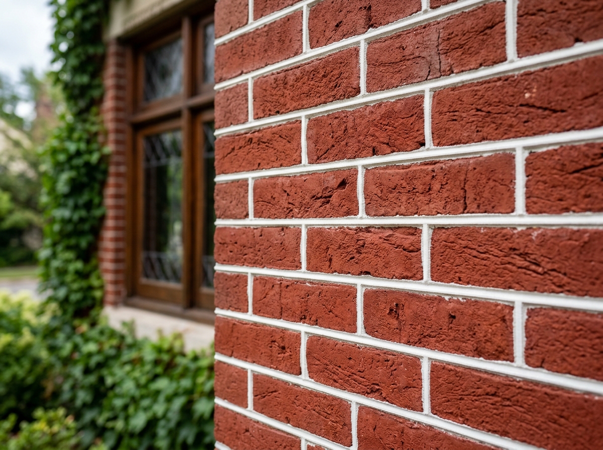 Historic brick tuckpointing restoration